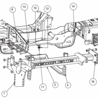 16061140 SnowDogg Mount, 15'-19' Ford F150