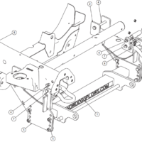 16062102A SnowDogg Vehicle Mount, GM/Chevy 1500