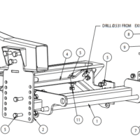 16062130 SnowDogg Vehicle Mount, GM CL 1988-2000