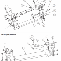 16062155 SnowDogg MD/VMD Series Vehicle Mount, GM/Chevy 2500