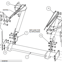 16062400 SnowDogg Vehicle Mount, GM 4500/5500