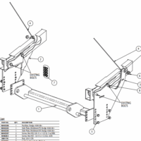 16063252 SnowDogg Vehicle Mount, Ram 4500/5500 & Sterling