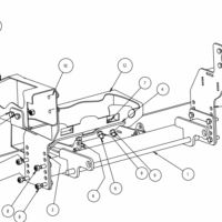 16063315 SnowDogg Vehicle Mount, Ram Dakota