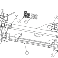 16065205 SnowDogg Vehicle Mount, '05-15 Toyota Tacoma