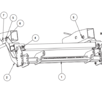 16065225 SnowDogg Vehicle Mount, '16-23 Toyota Tacoma
