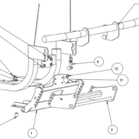 16067300 SnowDogg UTV Mount, Case/Clubcar/Husqvarna/New Holland