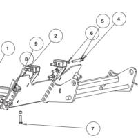 16067740 SnowDogg UTV Mount, Polaris General 1000