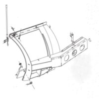 16122420 SnowDogg DS Expanding Wing Frame, XP810