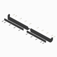 MSC18239 Boss Urethane Cutting Edge Kit, 9'2 VXT
