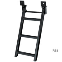 RS3 Buyers 3-Rung Truck Step, Black