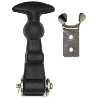 WJ201SS Buyers Rubber Hood Catch, 4.4"