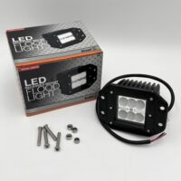 1492138 Buyers 3" Square Recessed Flood Light, Clear