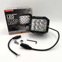 1492222 Buyers 5" Square Ultra Bright Spot/Flood Light, Clear