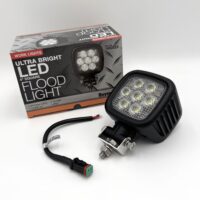 1492223 Buyers 4" Square Ultra Bright Flood Light, Clear