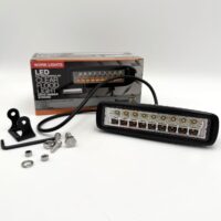 1492233 Buyers 6.5" Rectangular Clear Flood Light, Amber Strobe