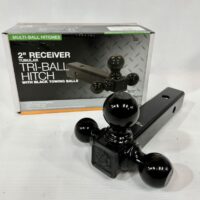 1802202  Buyers Tri-Ball Hitch, Tubular Shank