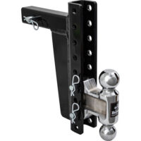 1802603 Buyers Adjustable Dual Ball Hitch, 10" Drop