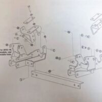31269-1 Western Mount Kit, Ford SD