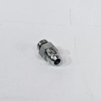 43750 Western Short Connector, -6 M JIC/-6 M ORB