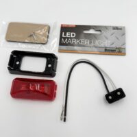 5622103 Buyers 2.5" LED Marker Light, Red Surface Mount