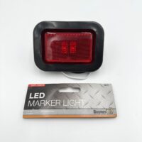 5623112 Buyers 3.125" Marker/Clearance Light w/ Grommet, Red