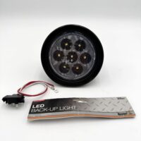 5624357 Buyers 4" Round Back Up Light Kit, Clear Lens