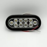 5626310 Buyers 6" Clear Oval Back-Up Light Kit, 10 LEDs