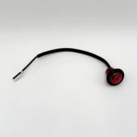 5627514 Buyers .75" Red Round Marker Lights, Stripped Leads
