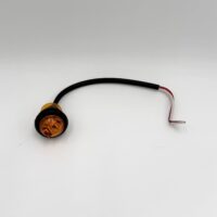5627522 Buyers .75" Amber Round Marker Light, Stripped Leads