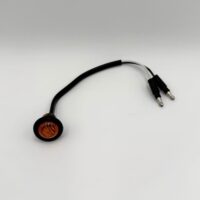 5627523 Buyers .75" Amber Round Marker Light, Male Bullets