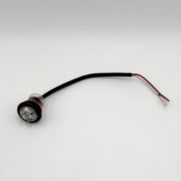 5627532 Buyers .75" Clear Round Marker Light, Stripped Leads