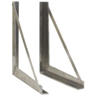 1701030 Buyers 18" x 18" Welded Aluminum Truck Tool Box Brackets