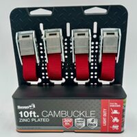 5483305 Buyers Cam Buckle Tie Down Straps, 4 Pack