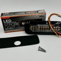 8890302 Buyers Ultra Thin Wide Angle 5" Strobe Light, Amber/Clear