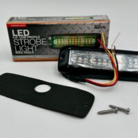 8890310 Buyers Ultra Thin Wide Angle 5" Strobe Light, Amber/Green