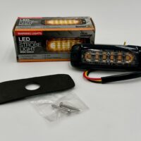 8890600 Buyers Ultra Thin Wide Angle 4" Strobe Light, Amber