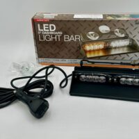 8891026 Buyers 8" Dashboard Light Bar, Amber/Clear