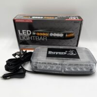 8891042 Buyers 11" Multi-Mount Mini LED Light Bar, Amber/Clear