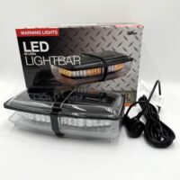 8891052 Buyers LED Mini Magnetic Light Bar, Amber/Clear
