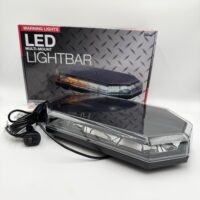 8891062 Buyers 15" Octagonal Mini LED Light Bar, Amber/Clear