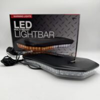 8891111 Buyers Low Profile LED Light Bar, Amber/Clear