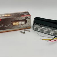 8891132 Buyers LED Mini Strobe Light, Amber/Clear
