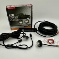8891225 Buyers 25' Bolt-On Hidden Strobe Kit with Inline Flashers, Clear