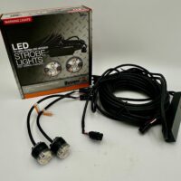 8891327 Buyers 25' Push-On Hideaway Strobe Kit with Inline Flashers, Amber/Clear