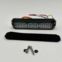 8891502 Buyers 5" LED Strobe Light, Amber/Clear