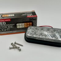 8891602 Buyers 5.5" LED Strobe Light, Amber/Clear