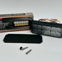 8891702 Buyers 5" Dual Row LED Strobe Light, Clear/Amber