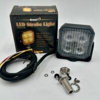 8891800 Buyers Post-Mounted 3" LED Strobe Light, Amber