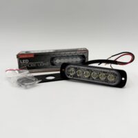 8891901 Buyers Thin 4.5" Horizontal LED Strobe Light, Clear