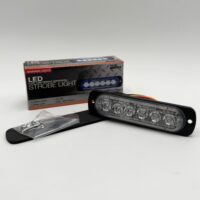 8891904 Buyers Thin 4.5" Horizontal LED Strobe Light, Blue